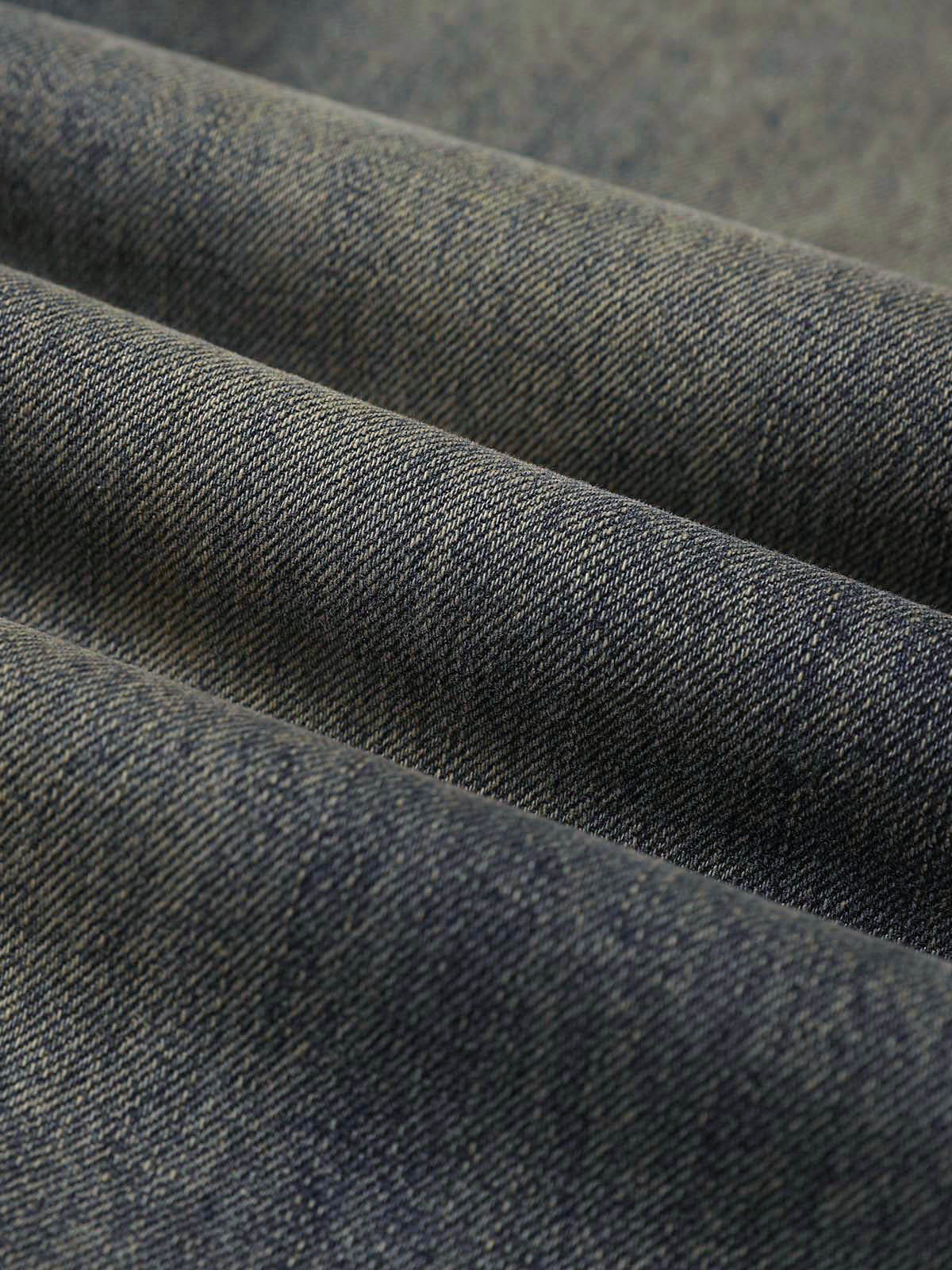 Washed Dirty-Dye Straight Jeans - 2352 