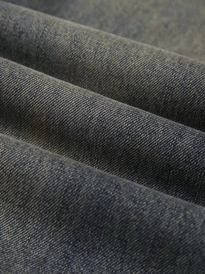 Washed Dirty-Dye Straight Jeans - 2352 