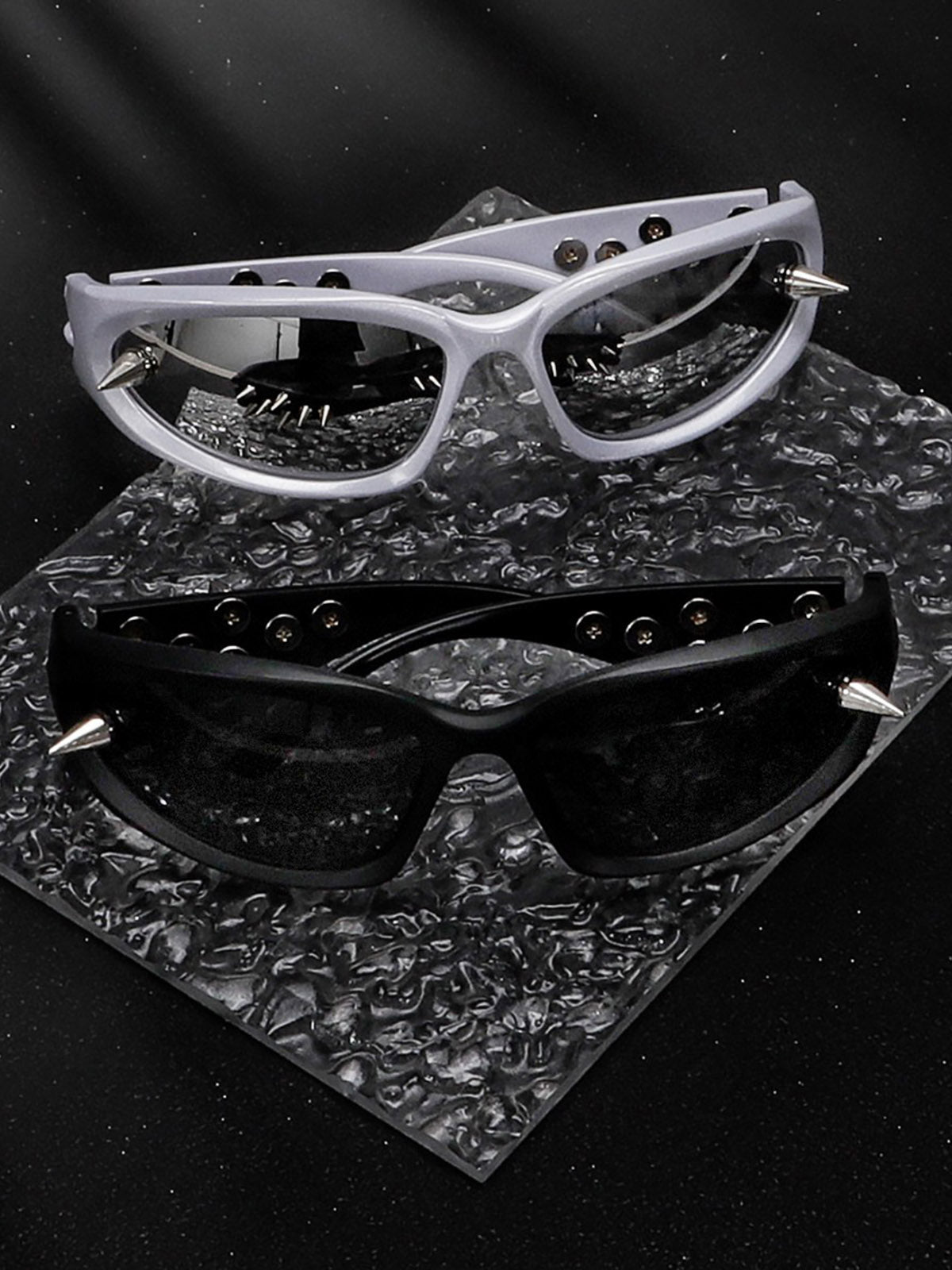 Edgy Punk Spike Sunglasses 