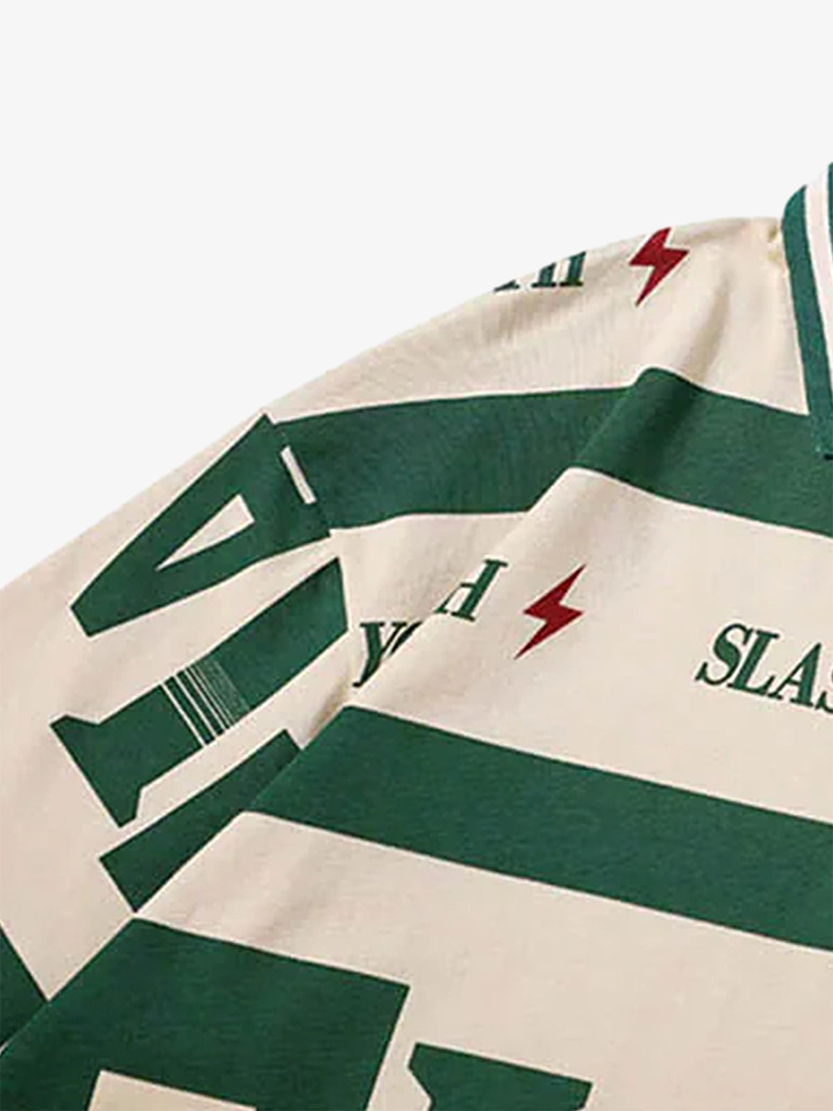 Thesupermade Contrast Color Slash Polo Shirt -1208 