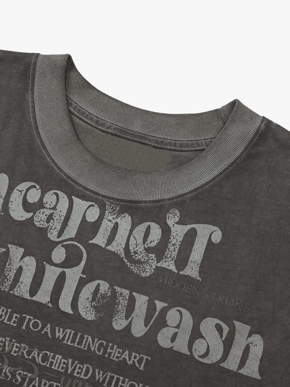 Thesupermade Heavy Worker Washed And Broken Retro Font VEST 