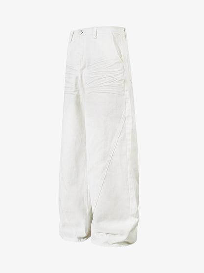 Washed Cleanfit Barrel Jeans 