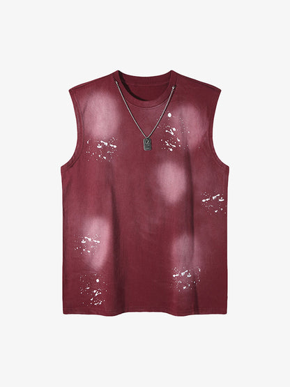 Splatter Paint Necklace Vest 