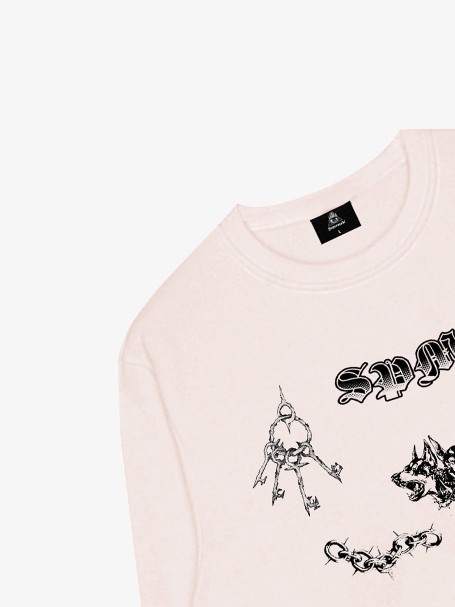 Thesupermade Mystic Emblem Graphic Crew Neck Sweatshirt 