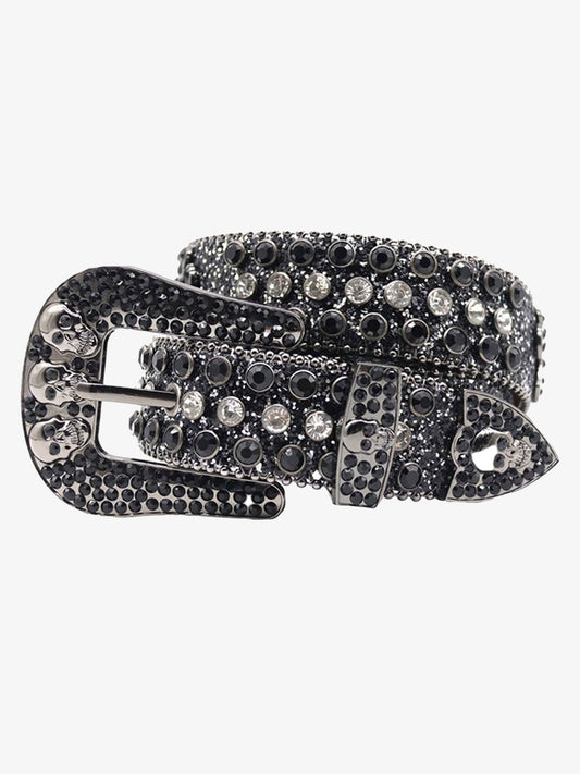 Thesupermade Rhinestone Beaded Belt - 1822