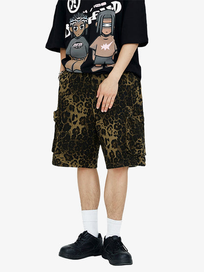 Thesupermade Street Leopard Print Shorts - 2021 