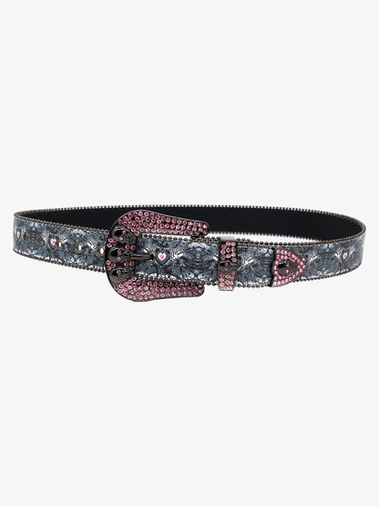 Sparkling Spider-Embellished Belt
