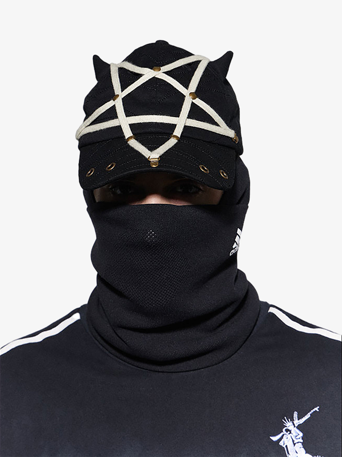 Thesupermade Star Washed Denim Baseball Cap