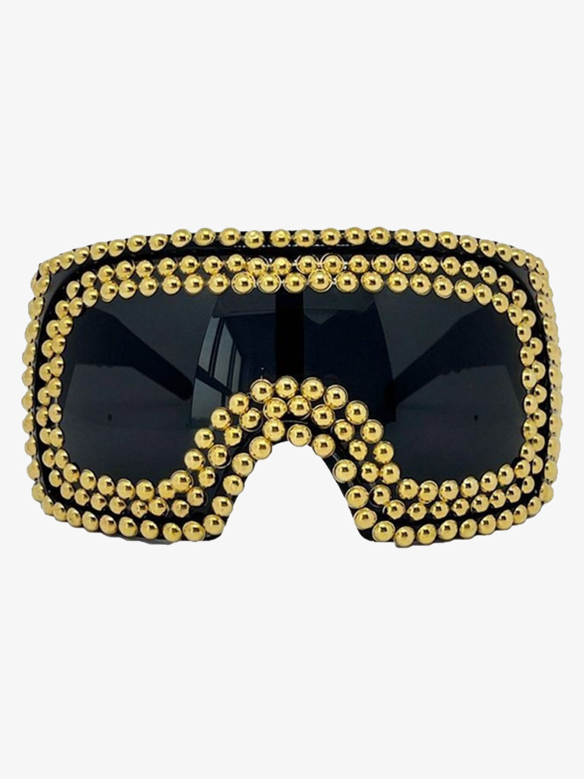 Punk Party Oversized Square Studded Sunglasses