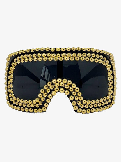 Punk Party Oversized Square Studded Sunglasses