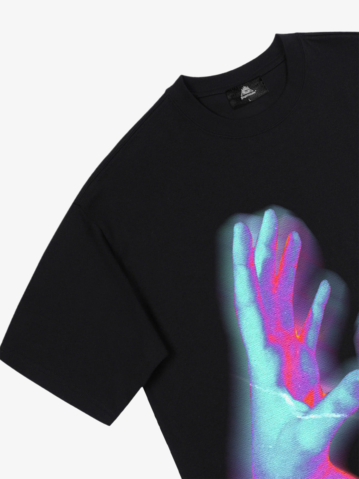 Thesupermade Vintage Palm Touch Printed T-shirt 