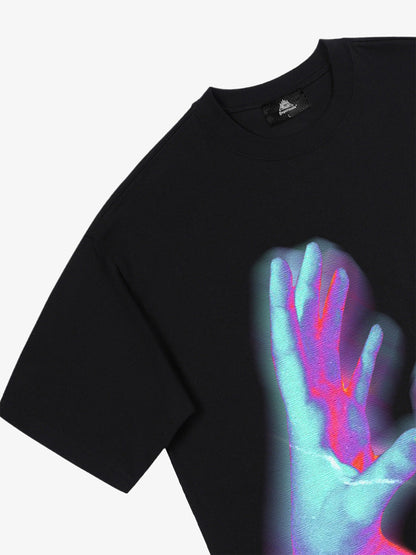 Thesupermade Vintage Palm Touch Printed T-shirt 