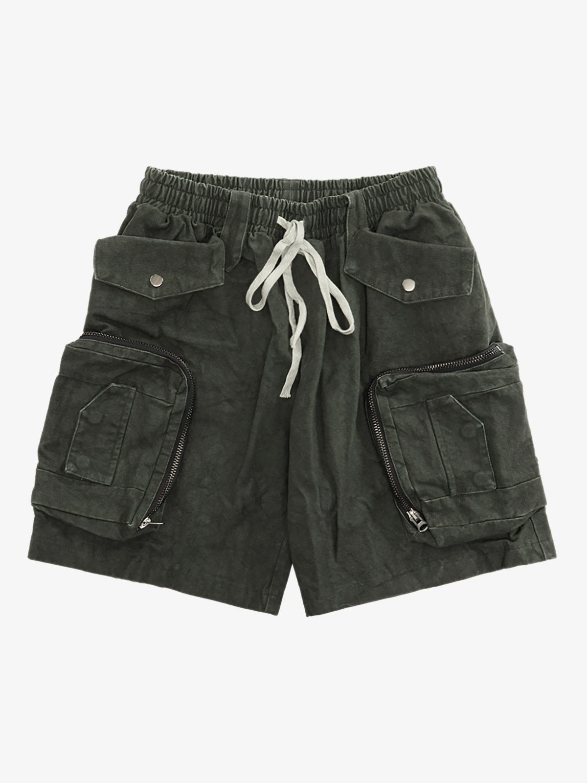 Heavy Tie Dye Multi Pockets Washed Shorts - 2088 