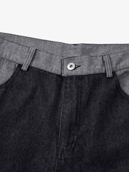 Patch Pocket Baggy Jeans 