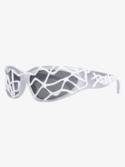Futuristic Wavy Frame Sunglasses