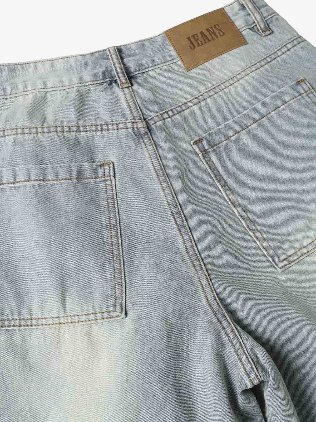 Cleanfit Denim Baggy Cargo Jorts 