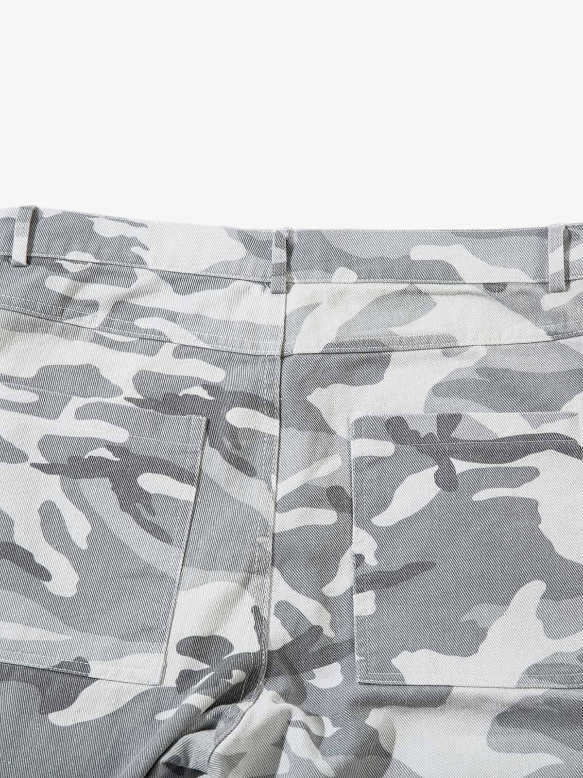 Camouflage Multi Pocket Cargo Pants - 2289 
