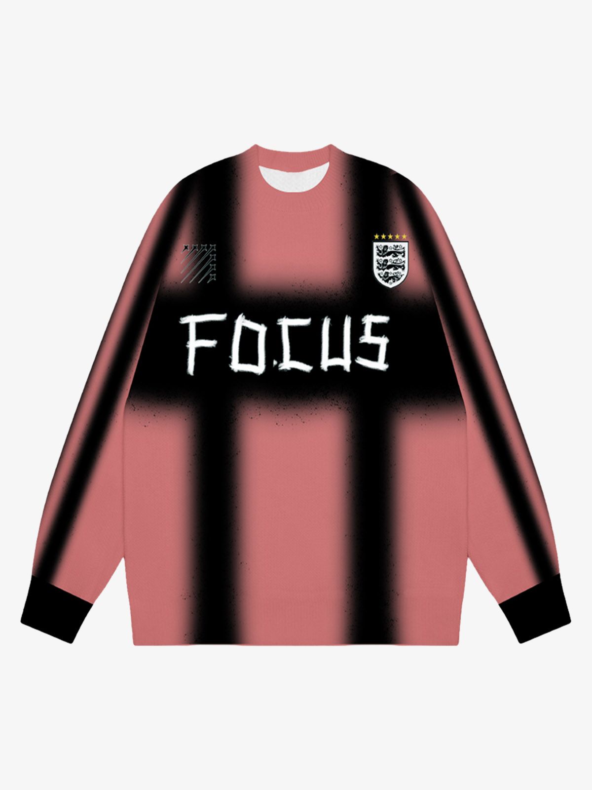 Thesupermade Color Contrast Print Long Sleeve Jersey T-shirt - 2307 