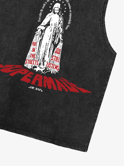 Original Faith-Inspired Graphic Vest 