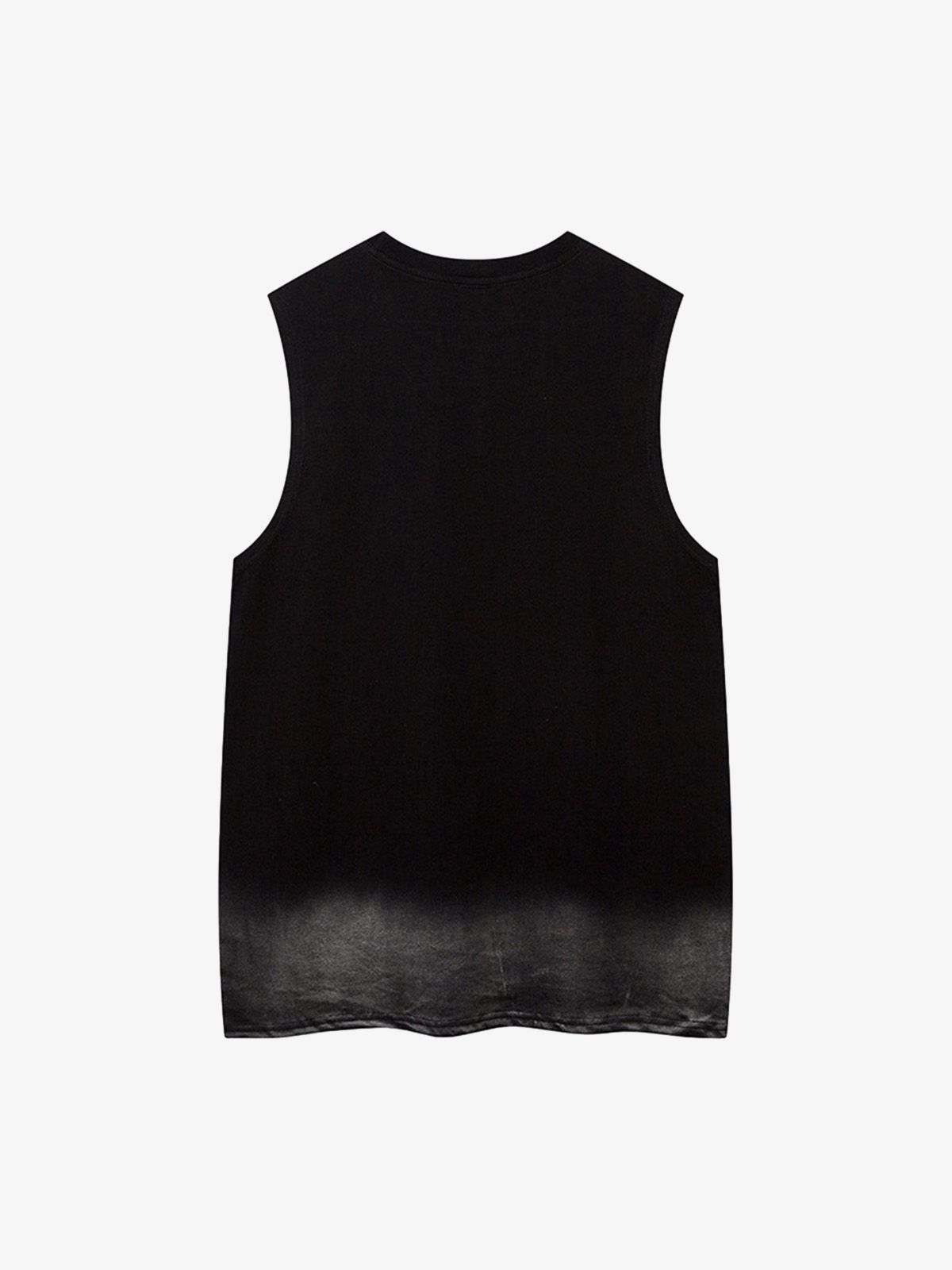 Street Necklace Graffiti Spray-Painted Vest 