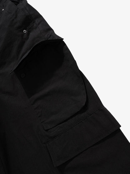 RO Style Multi-Pocket Baggy Flared Pants - 2321 