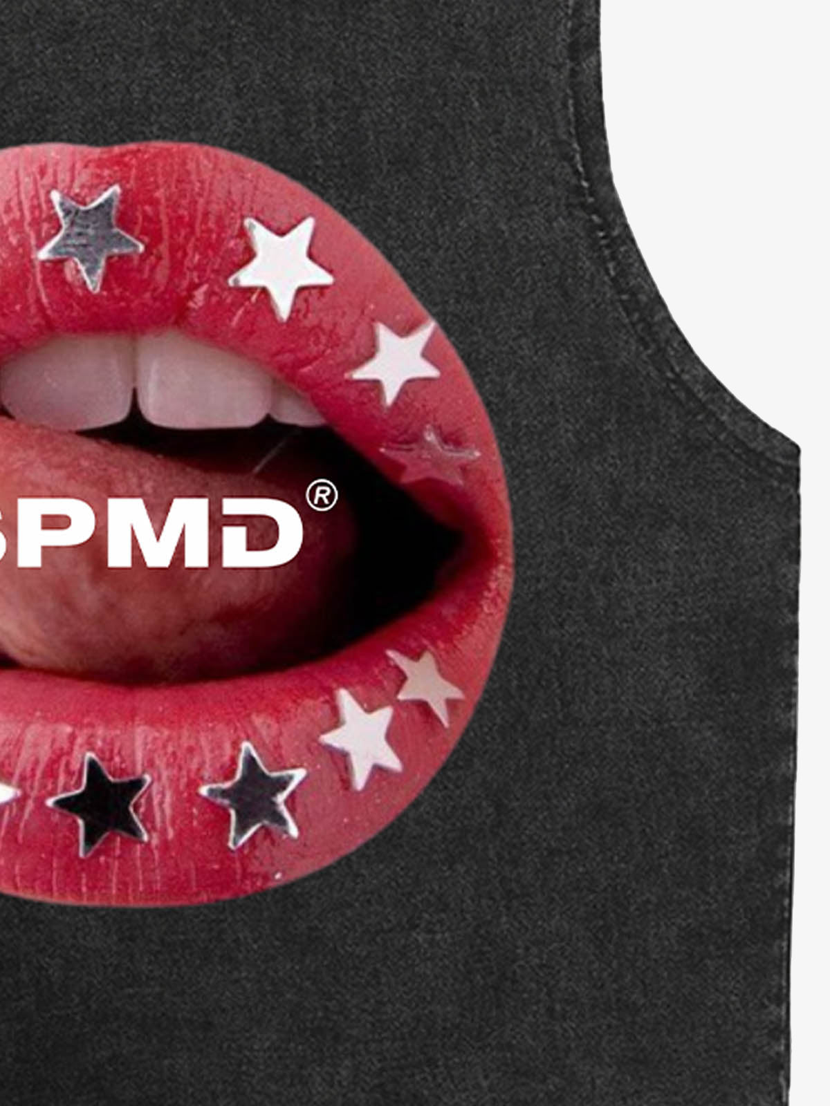 Original Hot Lips Print Vest 