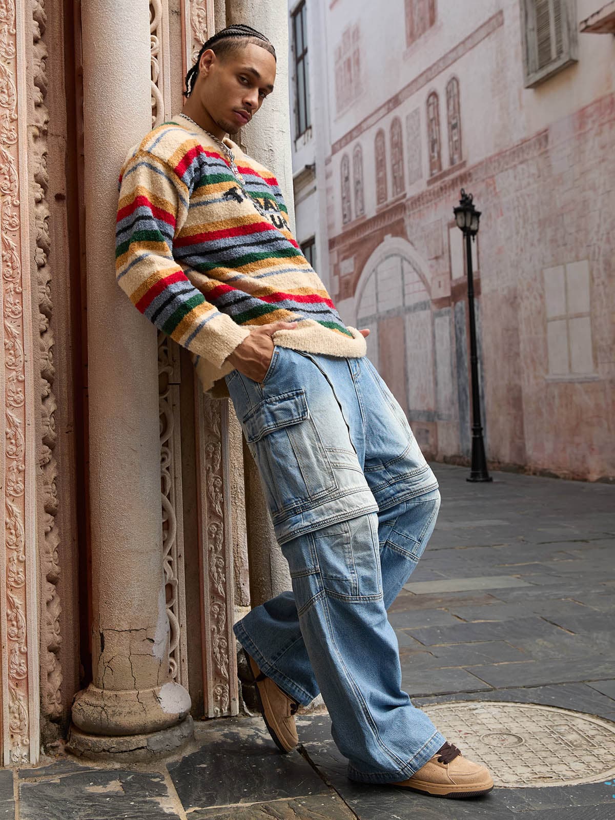 Thesupermade Vintage Striped Sweater - 2344 