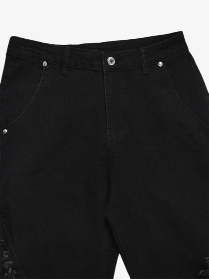 Thesupermade Vintage Rough Edge Flared Jeans - 1721 