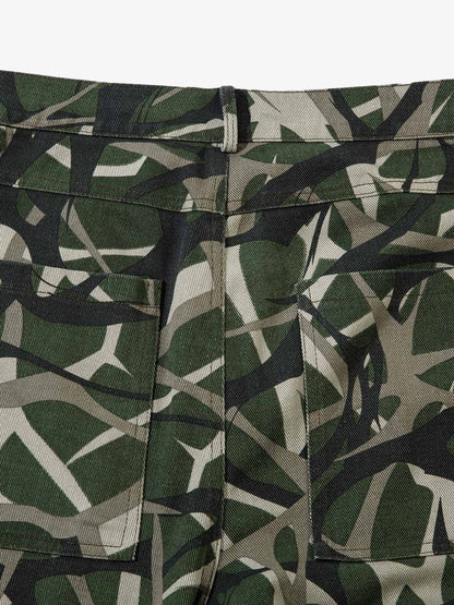 Camouflage Multi-Pocket Cargo Pants 