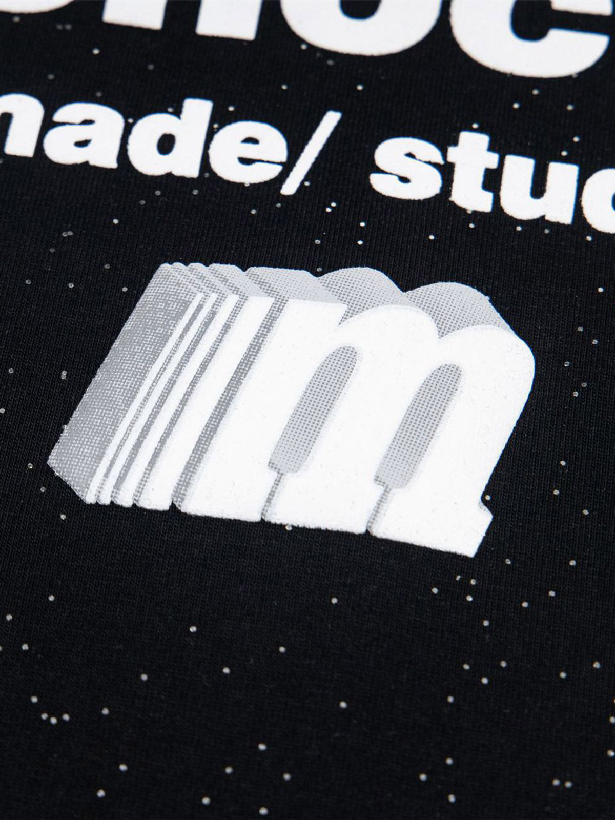 Retro Heavy Starry Sky Print Font Design Short-sleeved T-shirt 