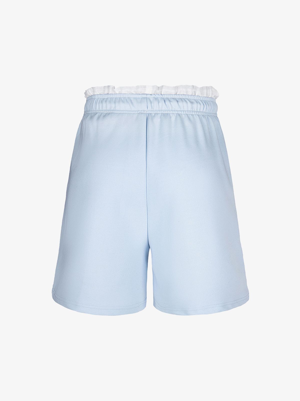Elastic Letter Double Waist Shorts 