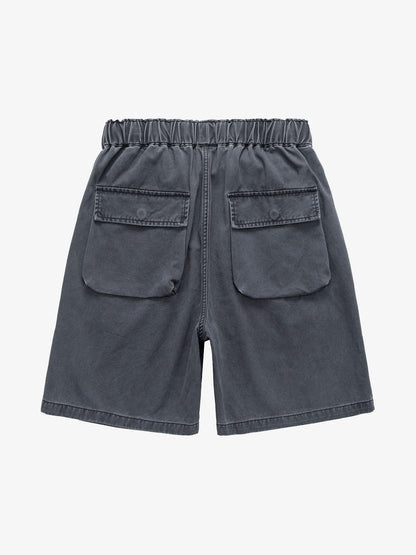 Graphic Print Drawstring Shorts 