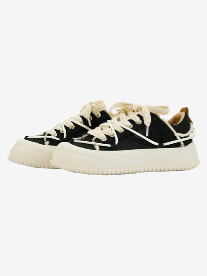 Thesupermade Canvas Paper Plane Street Rap Sneakers - 2155