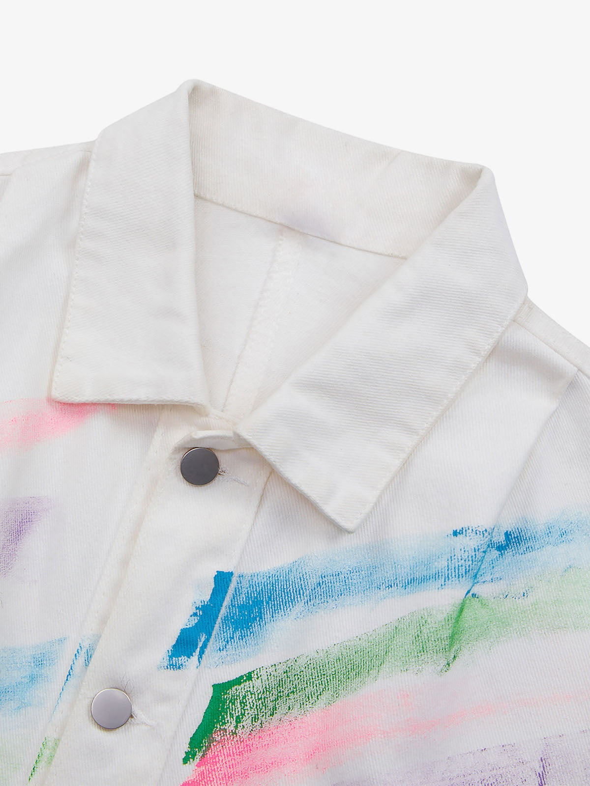 Thesupermade Hip-hop Hand-painted Graffiti Denim Jacket - 2010 