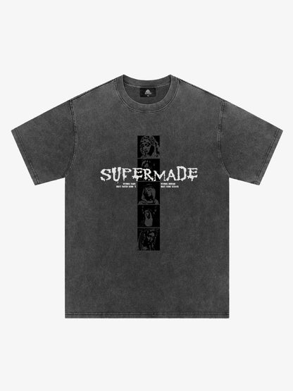 Mary Vintage-Inspired Graphic Design T-Shirt 