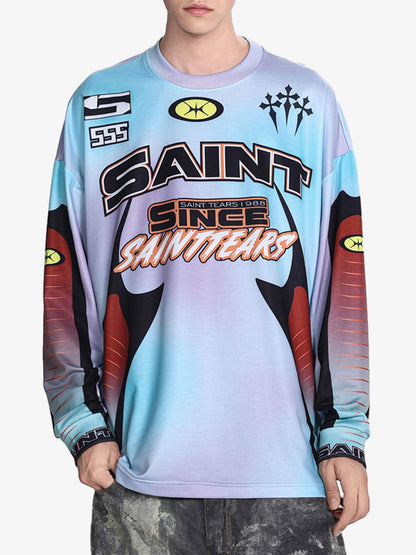 Jersey Tie-Dye Long Sleeves T-shirt 