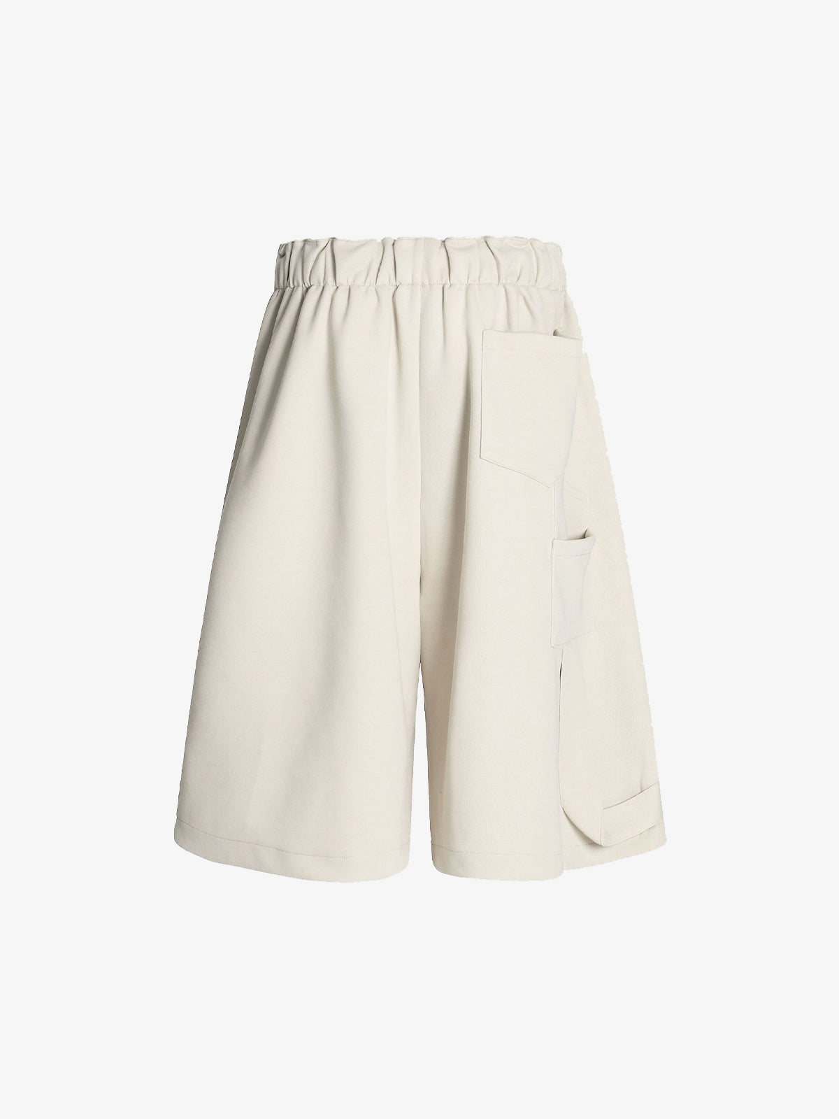 Side Pockets Drawstring Waist Casual Jorts 