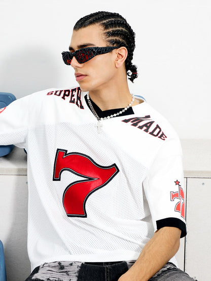 Original "SUPER 7" V-Neck Jersey T-SHIRT - 2400 