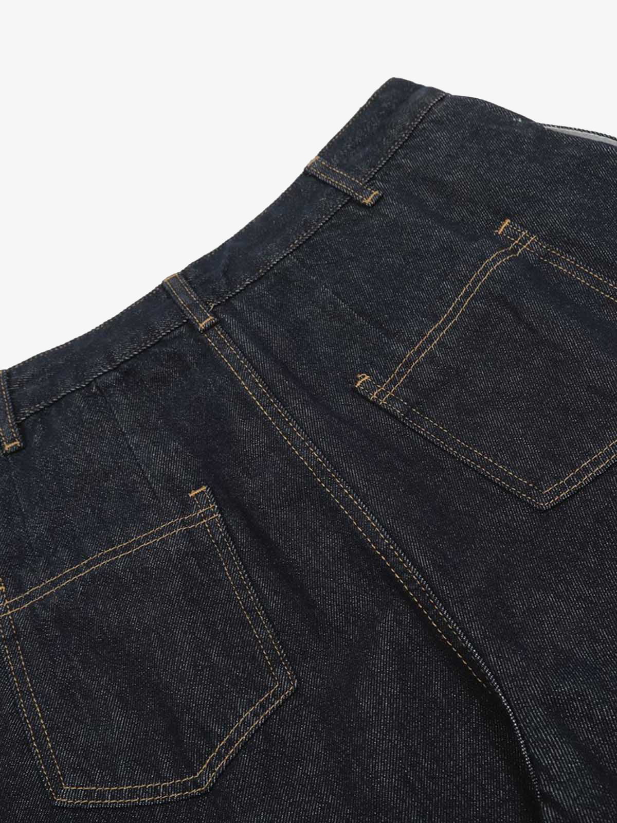 Vintage Graffiti Floral Print Jeans 