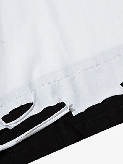 Graphic Letter Chain Vest 