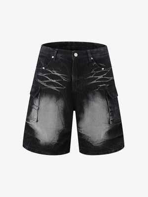 Short Sleeve Shirt & Shorts Denim Set 