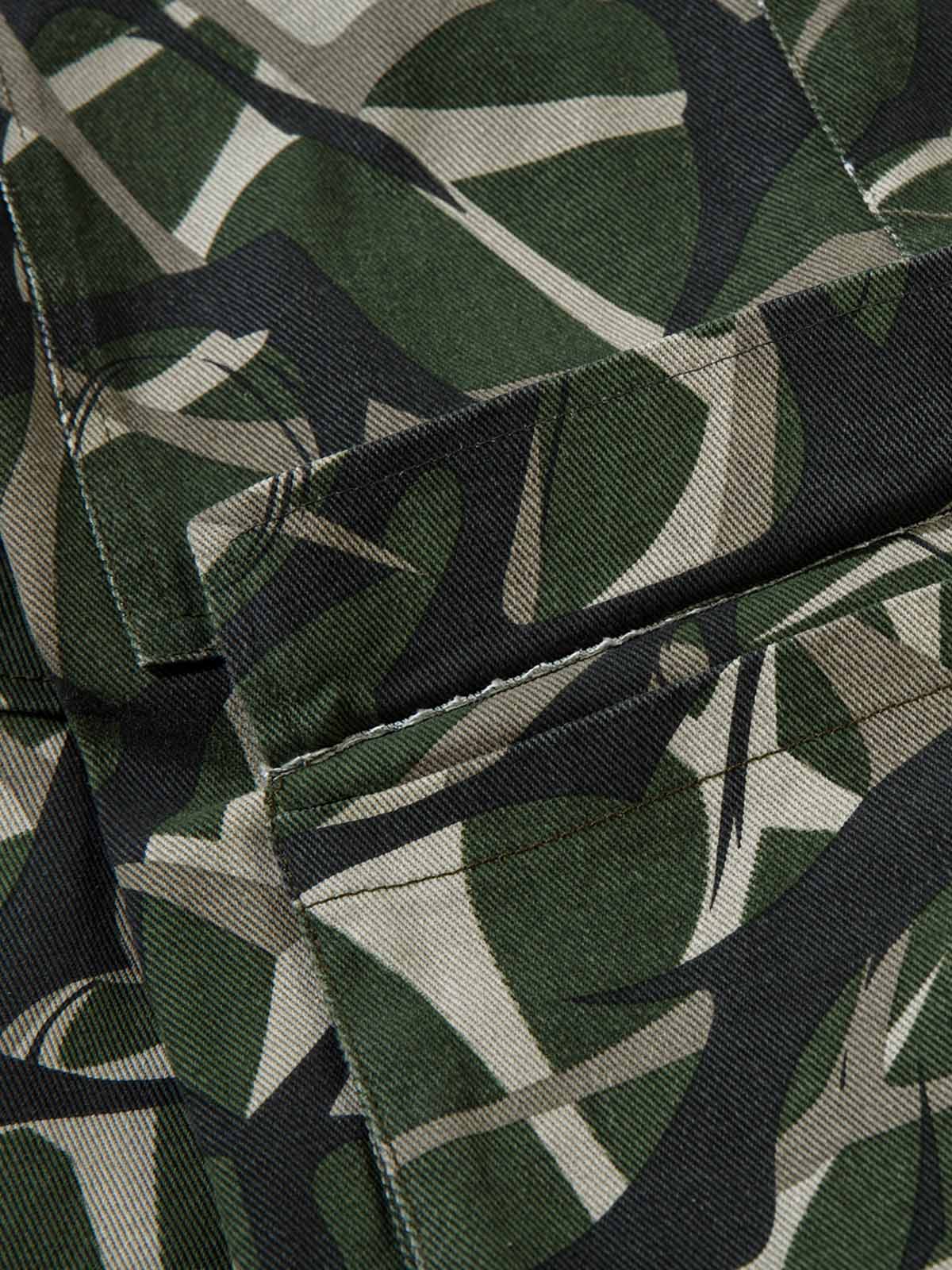 Camouflage Multi-Pocket Cargo Pants 