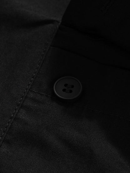 RO Style Multi-Pocket Baggy Flared Pants - 2321 