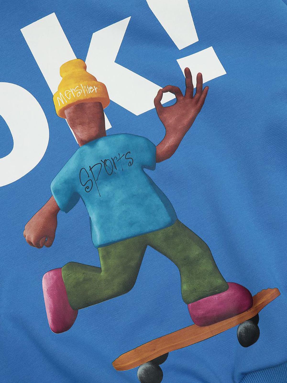 Thesupermade Skateboard Character Printed Hoodie - 2322 