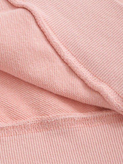 Heavy Washed Letter Print Hoodie 