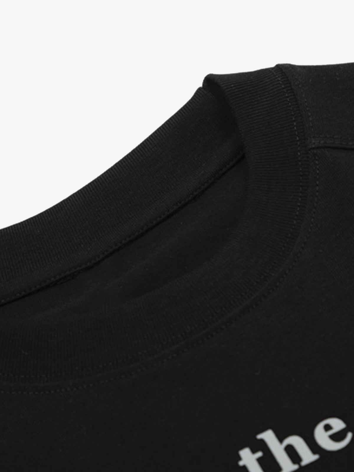 Fun Phantom Letter Print T-shirt 