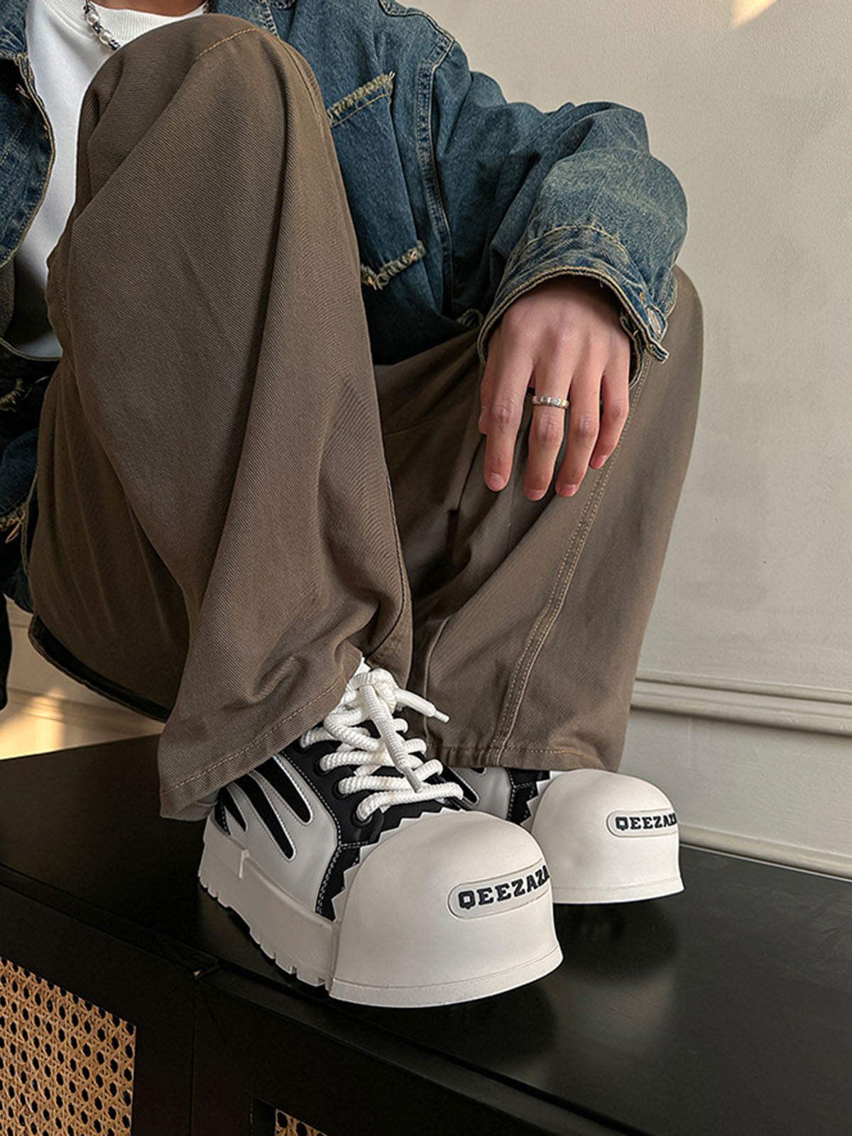 Street Contrast Color Casual Sneakers