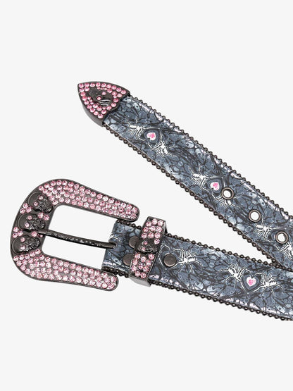Sparkling Spider-Embellished Belt