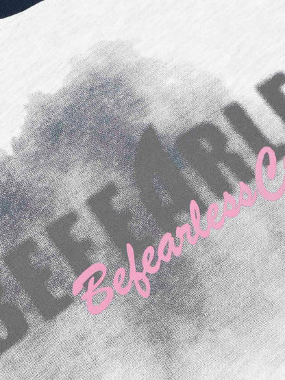 Thesupermade Splatter Eyelet Studded Long Sleeve T-shirt 