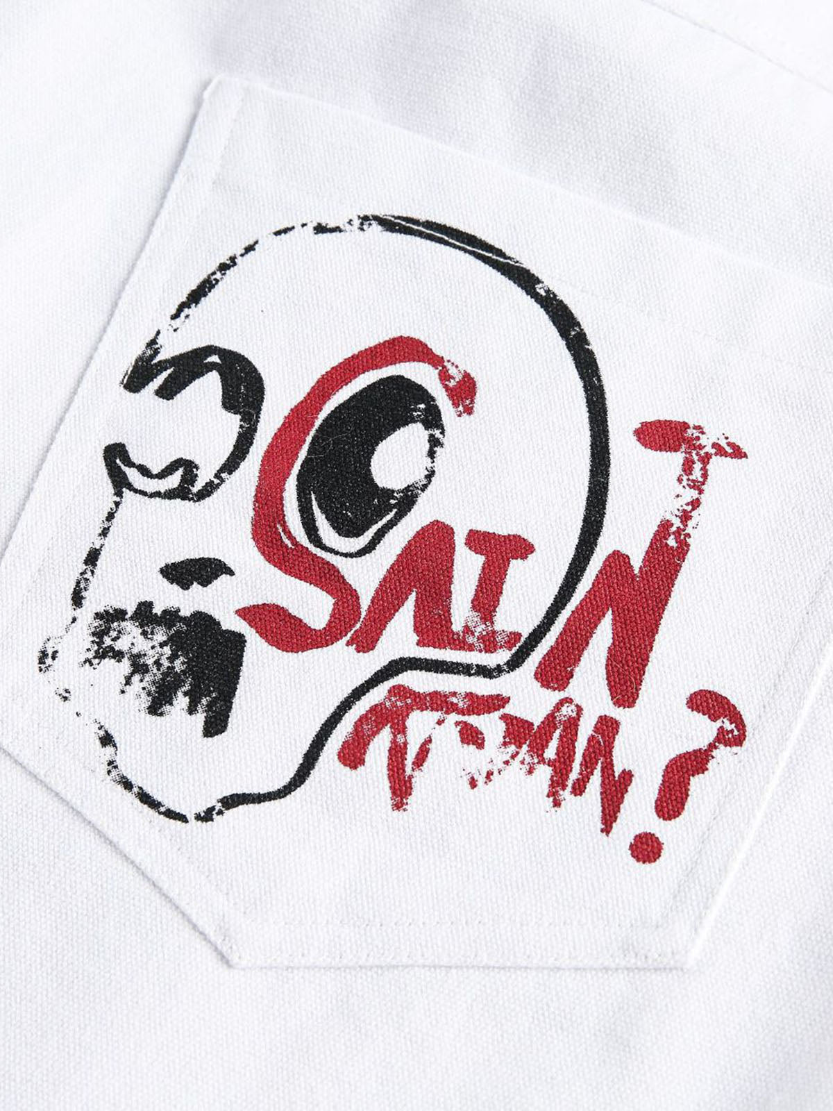 Graffiti Art Denim Shorts 